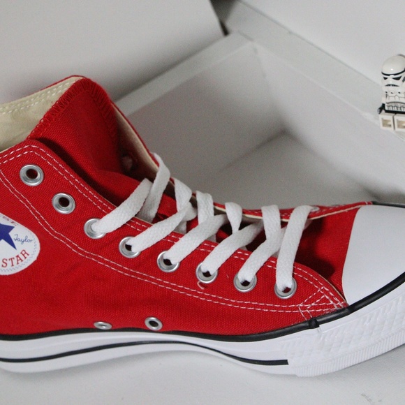 Converse Classic Red All Star High Tops - Picture 7 of 7